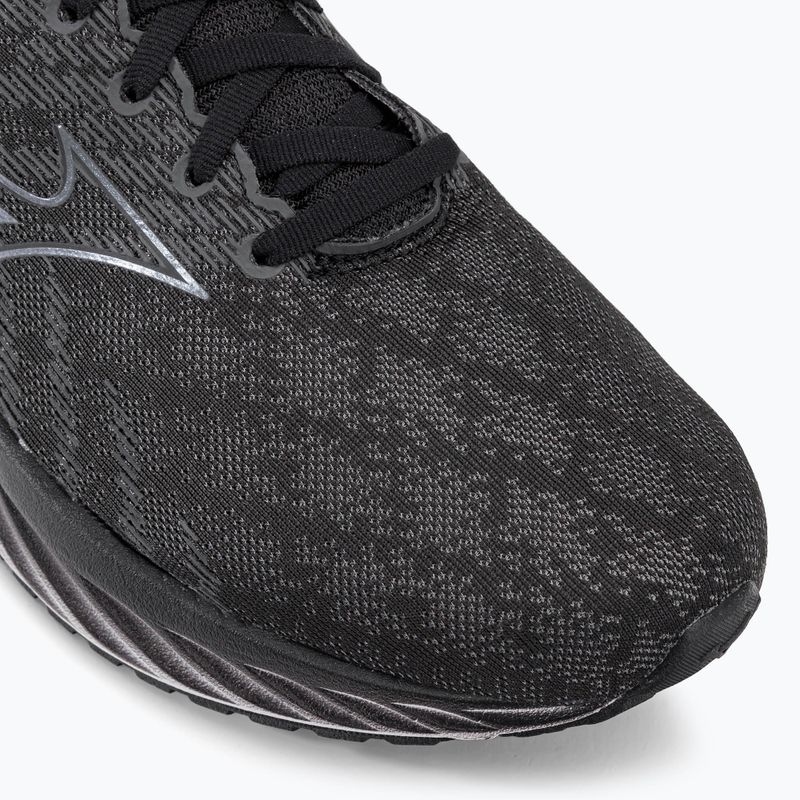 Buty do biegania męskie Mizuno Wave Inspire 19 black/ metallic gray/ bisgreen 7