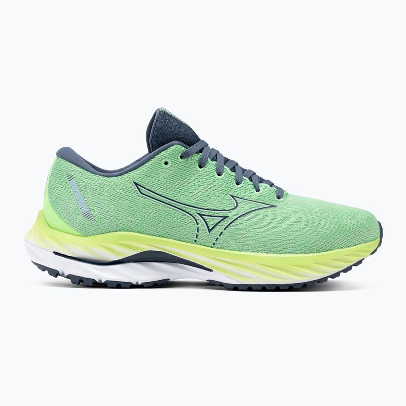 Buty do biegania męskie Mizuno Wave Inspire 19 909c/china blue/camo green 2