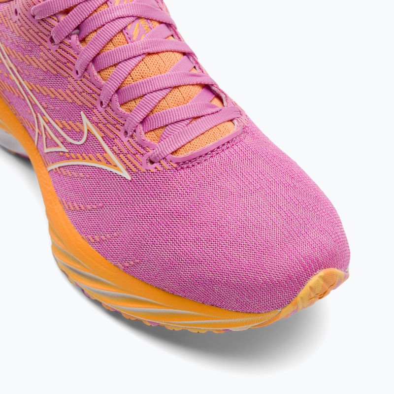 Buty do biegania damskie Mizuno Wave Rider 26 Roxy cyclamen/white/mockorang 8