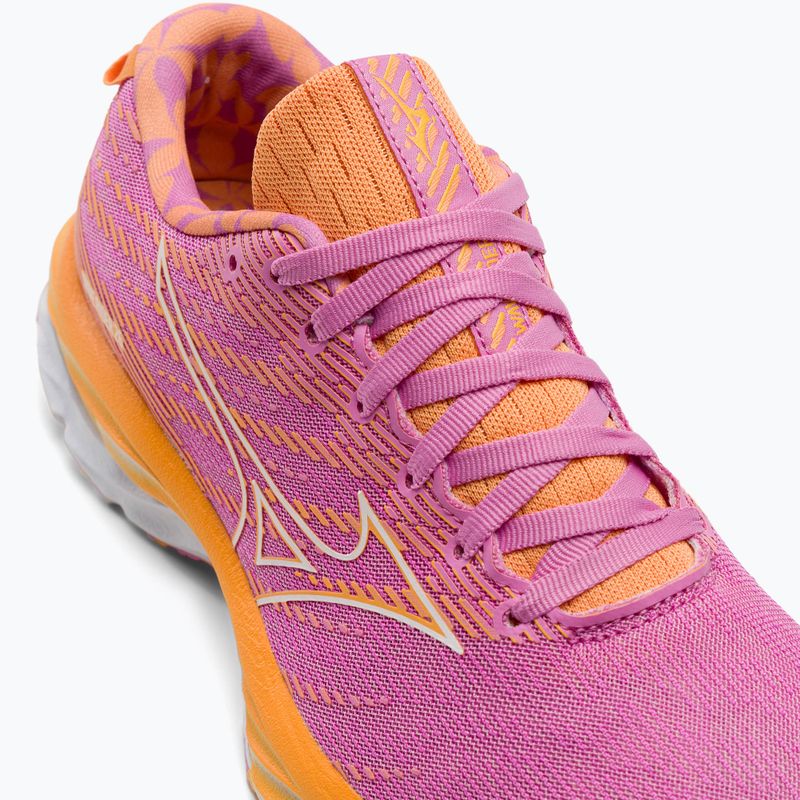 Buty do biegania damskie Mizuno Wave Rider 26 Roxy cyclamen/white/mockorang 9