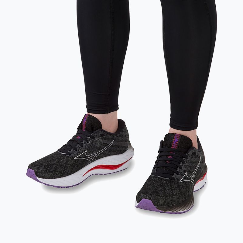 Buty do biegania damskie Mizuno Wave Inspire 19 W black/ silver/ bitsweet 17