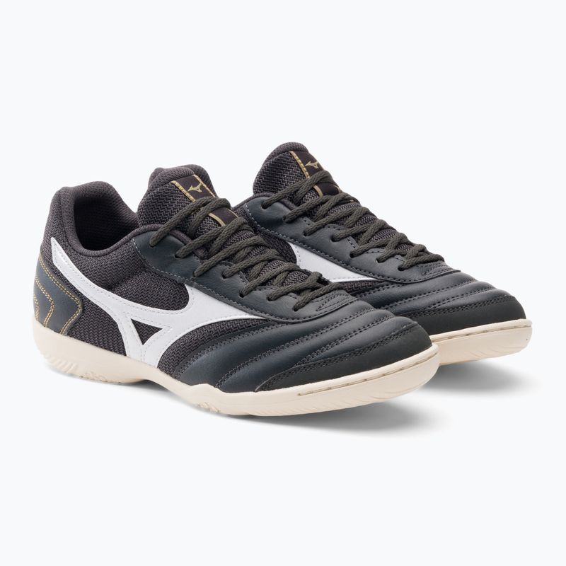 Buty piłkarskie męskie Mizuno Morelia Sala Club IN black oyster/white 4