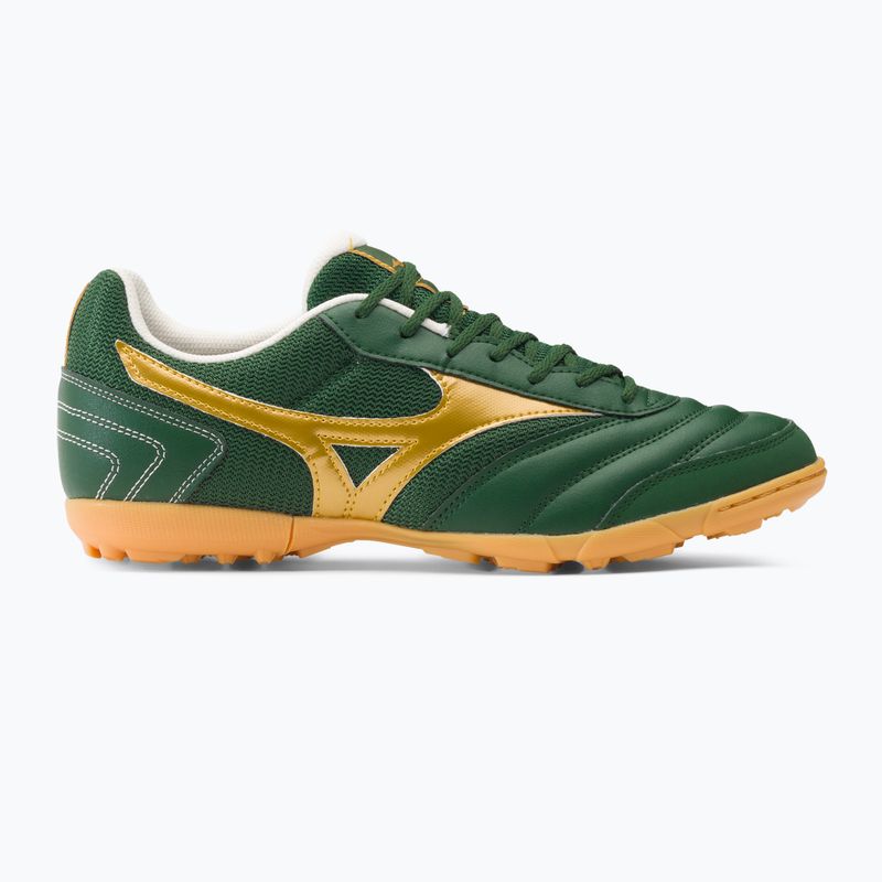 Buty piłkarskie męskie Mizuno Morelia Sala Club TF pineneedle/mp gold 2