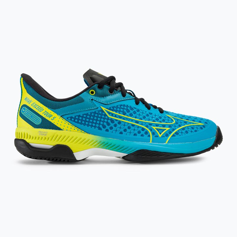 Buty do tenisa męskie Mizuno Wave Exceed Tour 5 AC jet blue/bolt2 neon/black 2