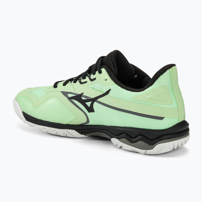 Buty do tenisa męskie Mizuno Wave Exceed Light 2 AC patina green/black/white 3