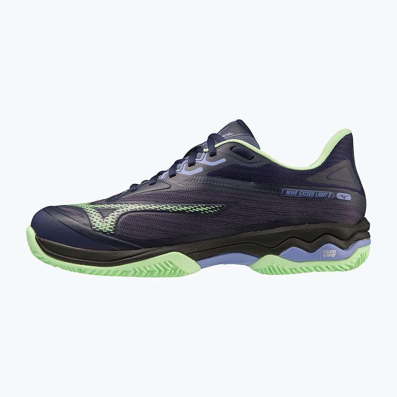 Buty do padla męskie Mizuno Wave Exceed Light 2 Padel evening blue/ patina green/ lolite 8