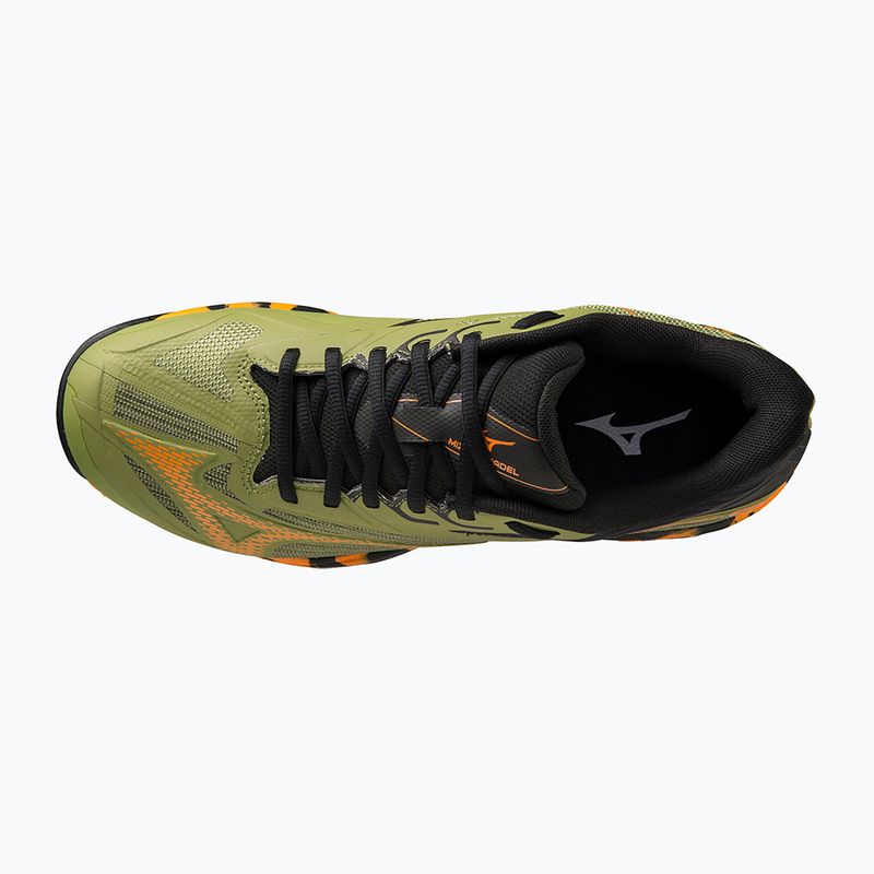 Buty do padla męskie Mizuno Wave Exceed Light 2 Padel calliste green/ vibrant orange/ black 13