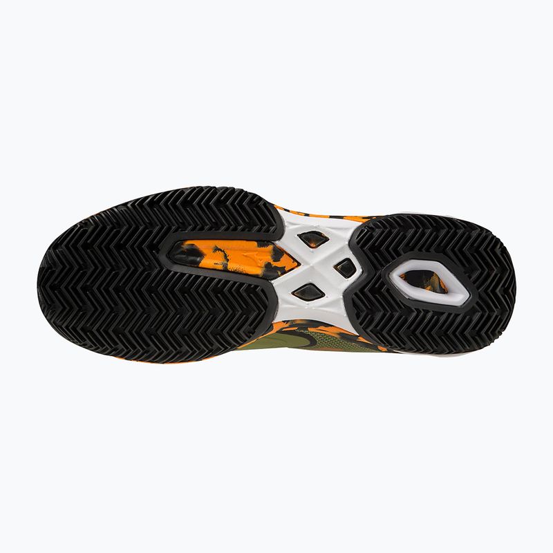 Buty do padla męskie Mizuno Wave Exceed Light 2 Padel calliste green/ vibrant orange/ black 15