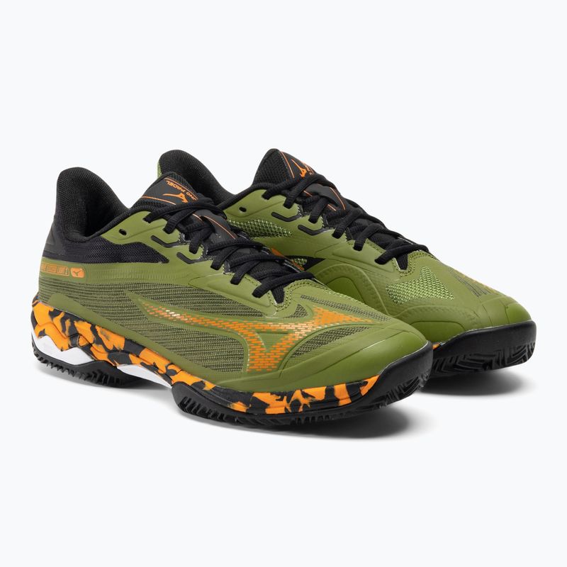 Buty do padla męskie Mizuno Wave Exceed Light 2 Padel calliste green/ vibrant orange/ black 4