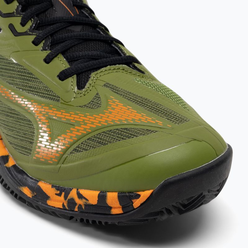 Buty do padla męskie Mizuno Wave Exceed Light 2 Padel calliste green/ vibrant orange/ black 7