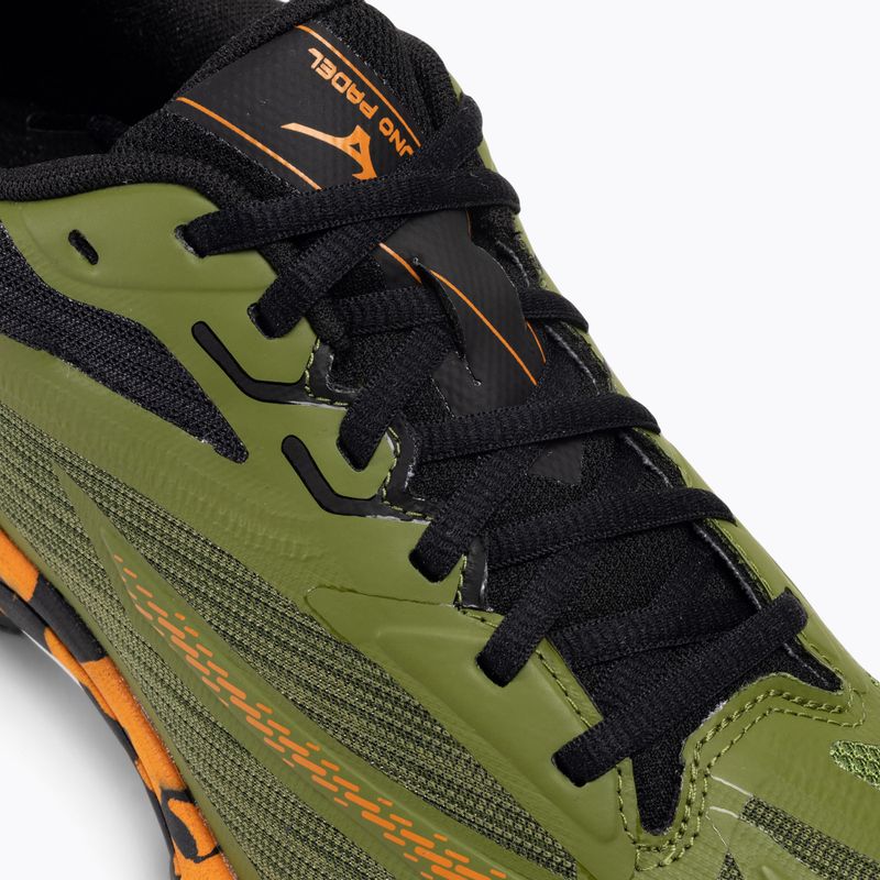 Buty do padla męskie Mizuno Wave Exceed Light 2 Padel calliste green/ vibrant orange/ black 8