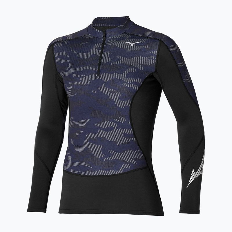 Longsleeve do biegania męski Mizuno Virtual Body G3 Half Zip black