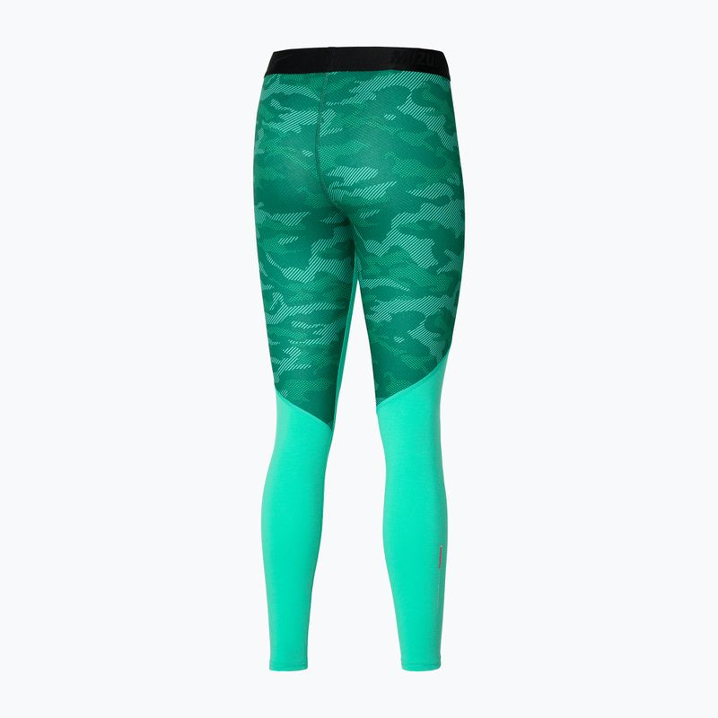 Legginsy do biegania damskie Mizuno Virtual Body G3 Long atlantis 2