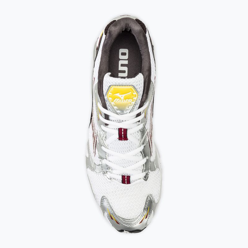 Buty Mizuno Wave Rider 10 white/cabernet/silver 5