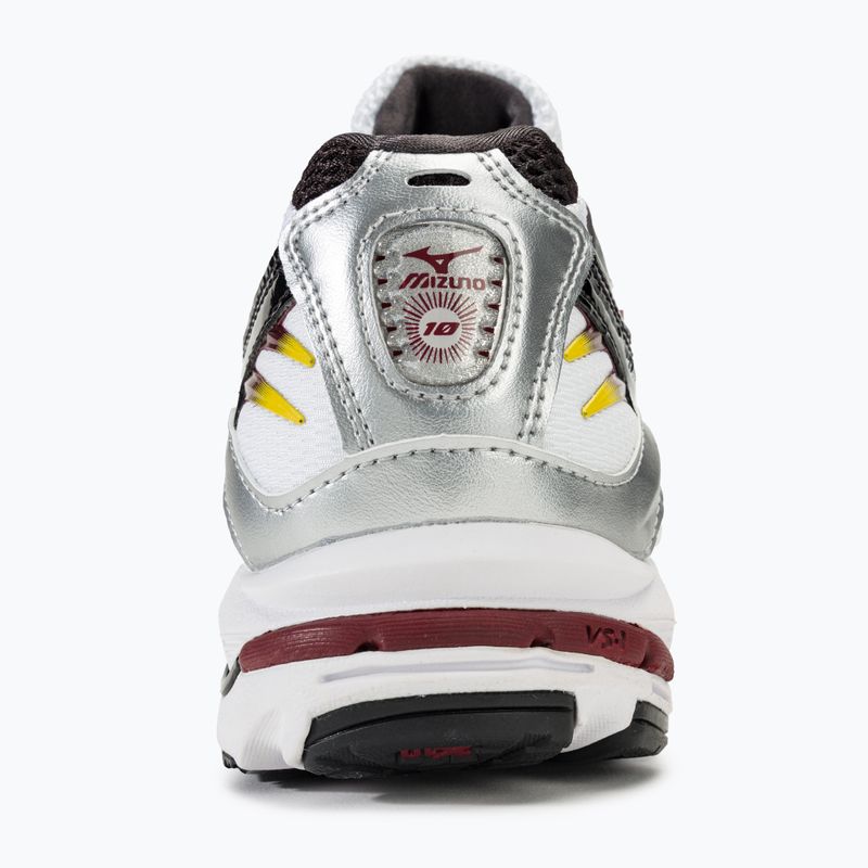 Buty Mizuno Wave Rider 10 white/cabernet/silver 6