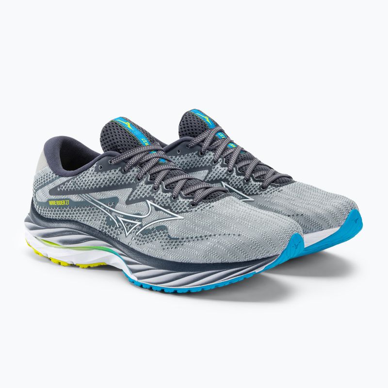 Buty do biegania męskie Mizuno Wave Rider 27 pearl blue/white/bolt2neon 6