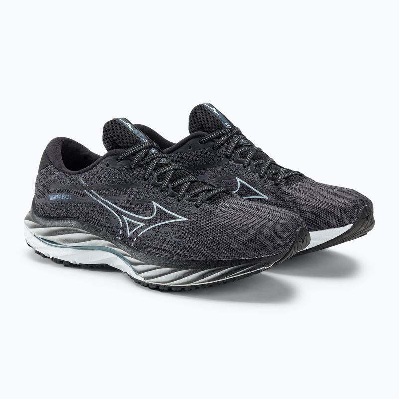 Buty do biegania męskie Mizuno Wave Rider 27 ebony/illusion blue/black 6