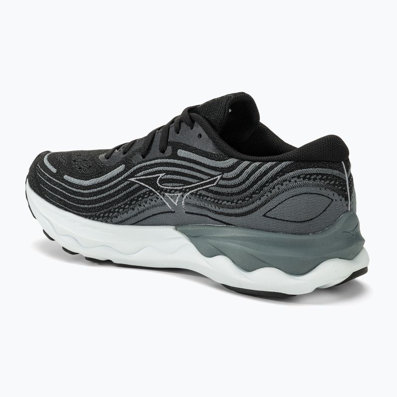 Buty do biegania męskie Mizuno Wave Skyrise 4 black/white/stormweather 3