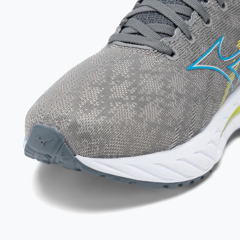 Buty do biegania męskie Mizuno Wave Inspire 19 ggray/jet blue/bolt2neon 8