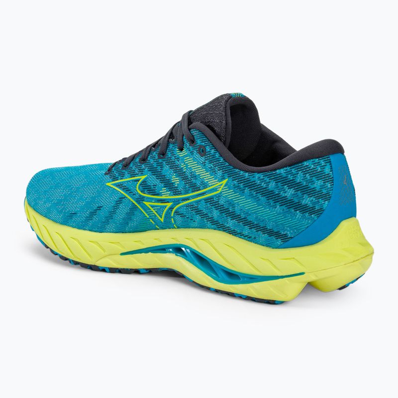 Buty do biegania męskie Mizuno Wave Inspire 19 jet blue/ bolt2neon/ luminous 3