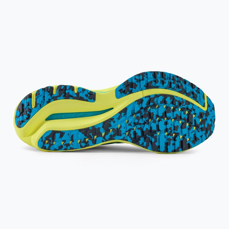 Buty do biegania męskie Mizuno Wave Inspire 19 jet blue/ bolt2neon/ luminous 5