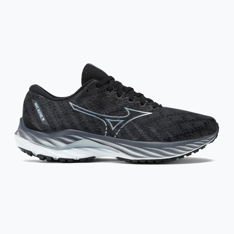 Buty do biegania męskie Mizuno Wave Inspire 19 2E black/glacial ridge/ illusionblue 2