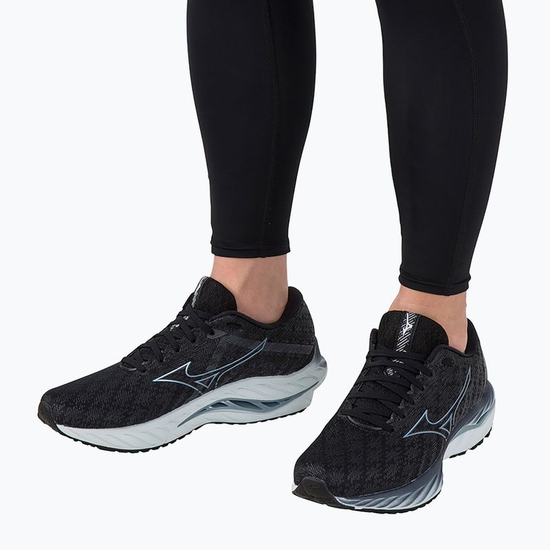 Buty do biegania męskie Mizuno Wave Inspire 19 2E black/glacial ridge/ illusionblue 4