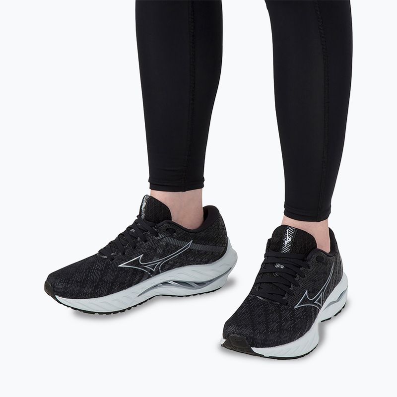 Buty do biegania damskie Mizuno Wave Inspire 19 W black/ silver/ snowcrest 13