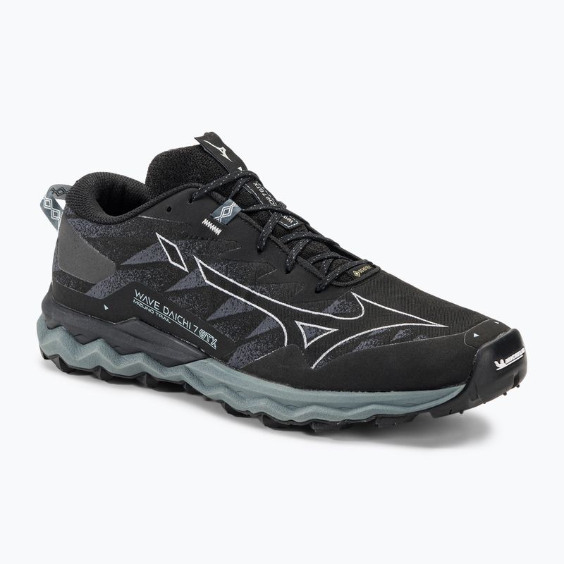 Buty do biegania męskie Mizuno Wave Daichi 7 GTX black/ombre blue/stormy weather