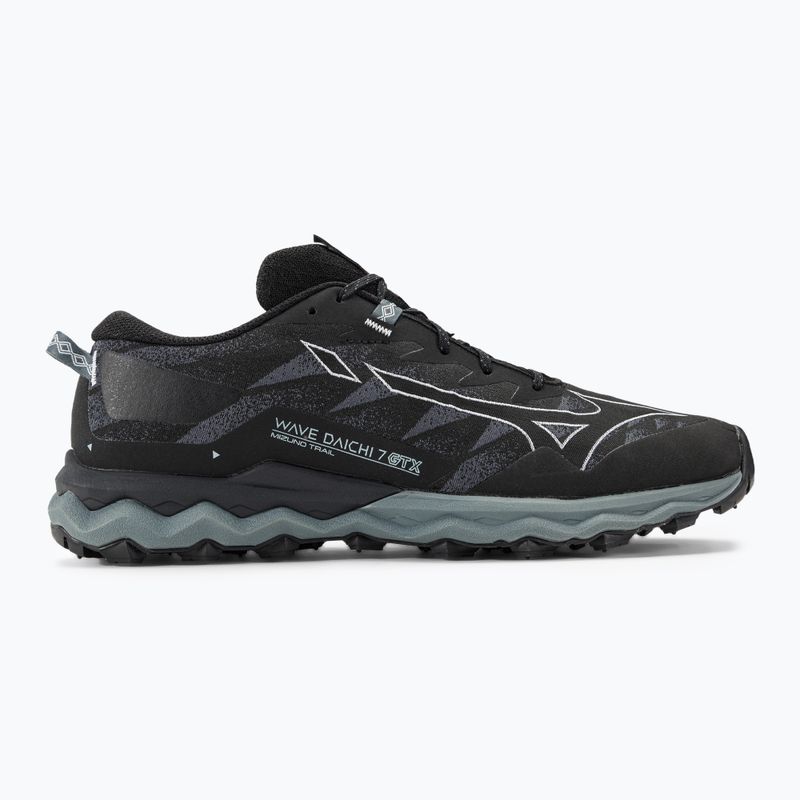 Buty do biegania męskie Mizuno Wave Daichi 7 GTX black/ombre blue/stormy weather 2