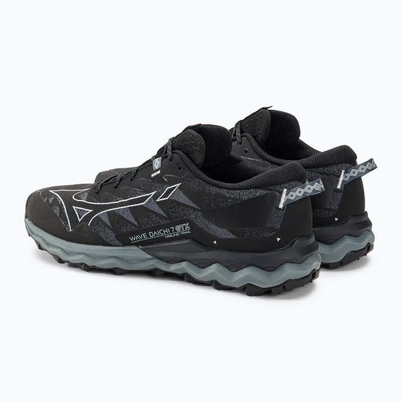 Buty do biegania męskie Mizuno Wave Daichi 7 GTX black/ombre blue/stormy weather 4