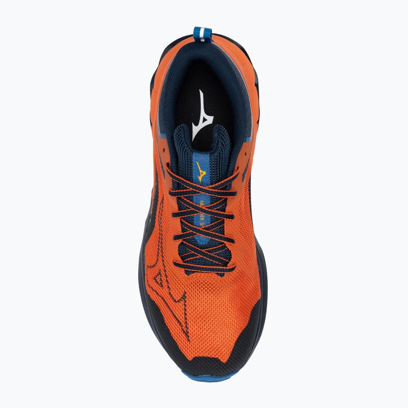 Buty do biegania męskie Mizuno Wave Ibuki 4 tigerlily/dblue/sblue 5