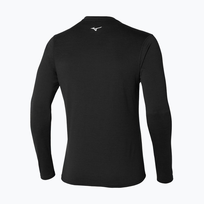 Longsleeve do biegania męski Mizuno Impulse Core Half Zip black 2