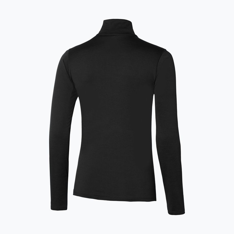 Longsleeve do biegania damski Mizuno Impulse Core Half Zip black 2