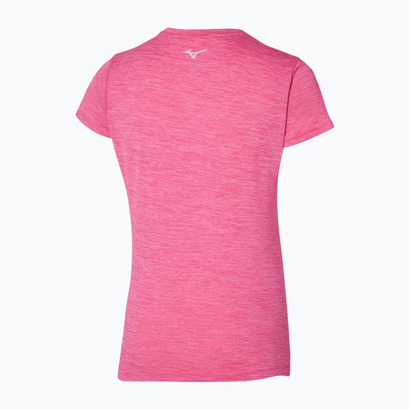 Koszulka do biegania damska Mizuno Impulse Core Tee sangria sunset 2