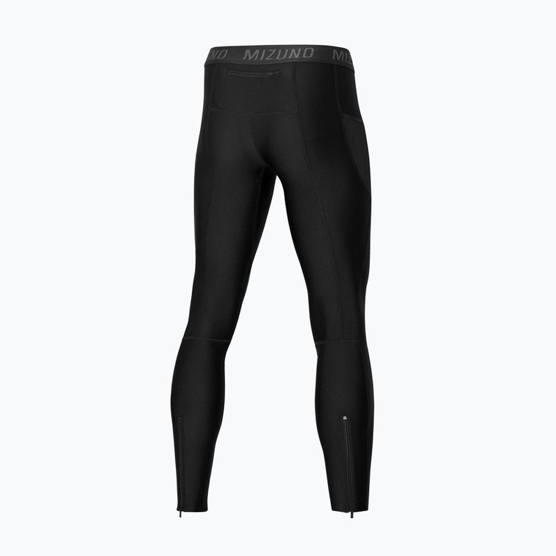 Legginsy do biegania męskie Mizuno BG3000 Long black 4