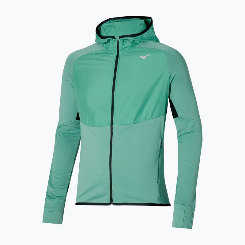 Kurtka do biegania męska Mizuno Warmalite Hybrid Front Zip mineral blue/black 6