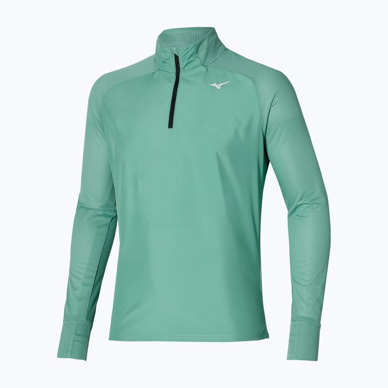 Longsleeve do biegania męski Mizuno Hybrid mineral blue