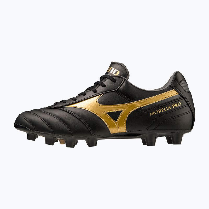 Buty piłkarskie męskie Mizuno Morelia II PRO MD black/gold/dark shadow 8