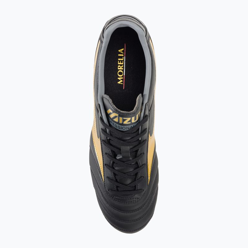 Buty piłkarskie męskie Mizuno Morelia II PRO MD black/gold/dark shadow 6