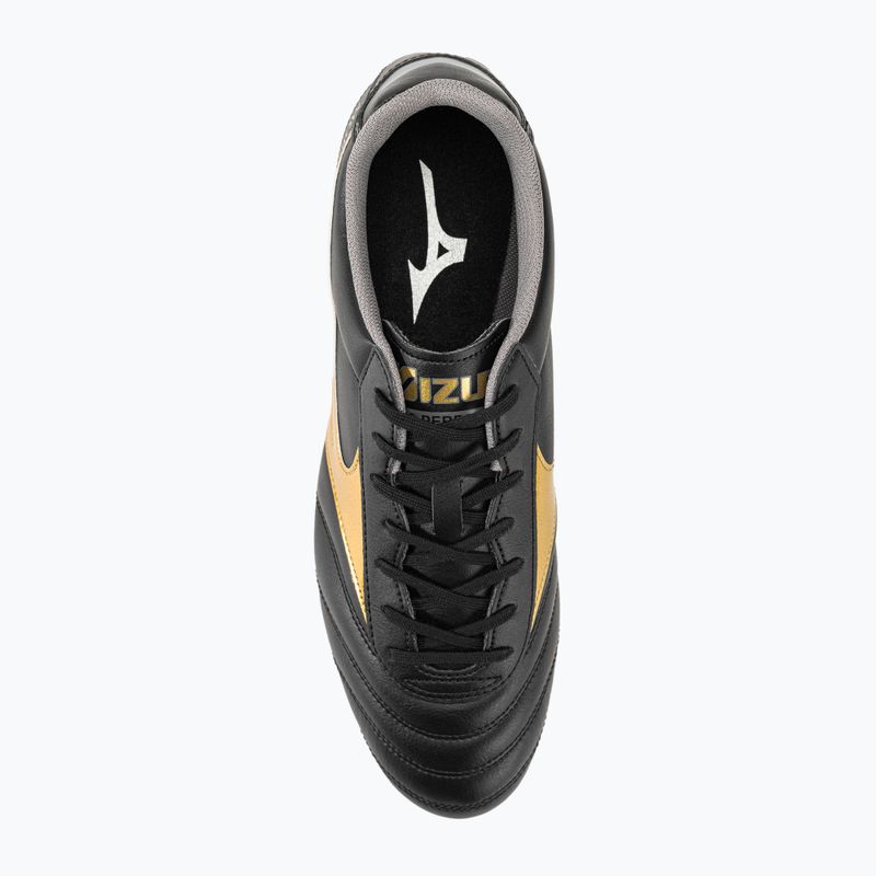 Buty piłkarskie męskie Mizuno Morelia II Club MD black/gold/dark shadow 7