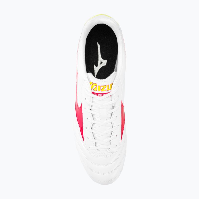 Buty piłkarskie męskie Mizuno Morelia II Club MD white/flery coral2/bolt2 7