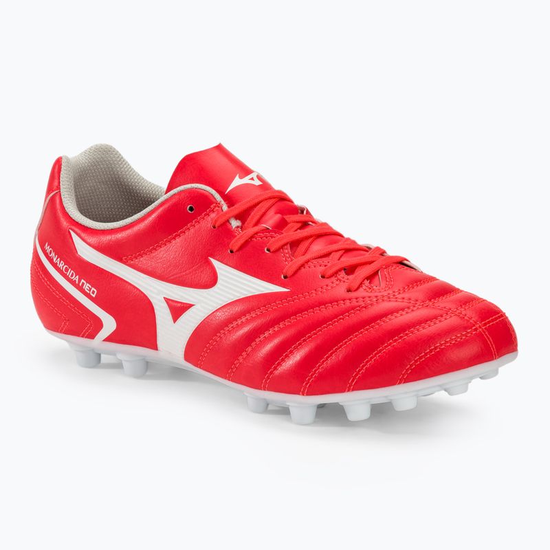 Buty piłkarskie męskie Mizuno Monarcida Neo II Select AG flerycoral2/white