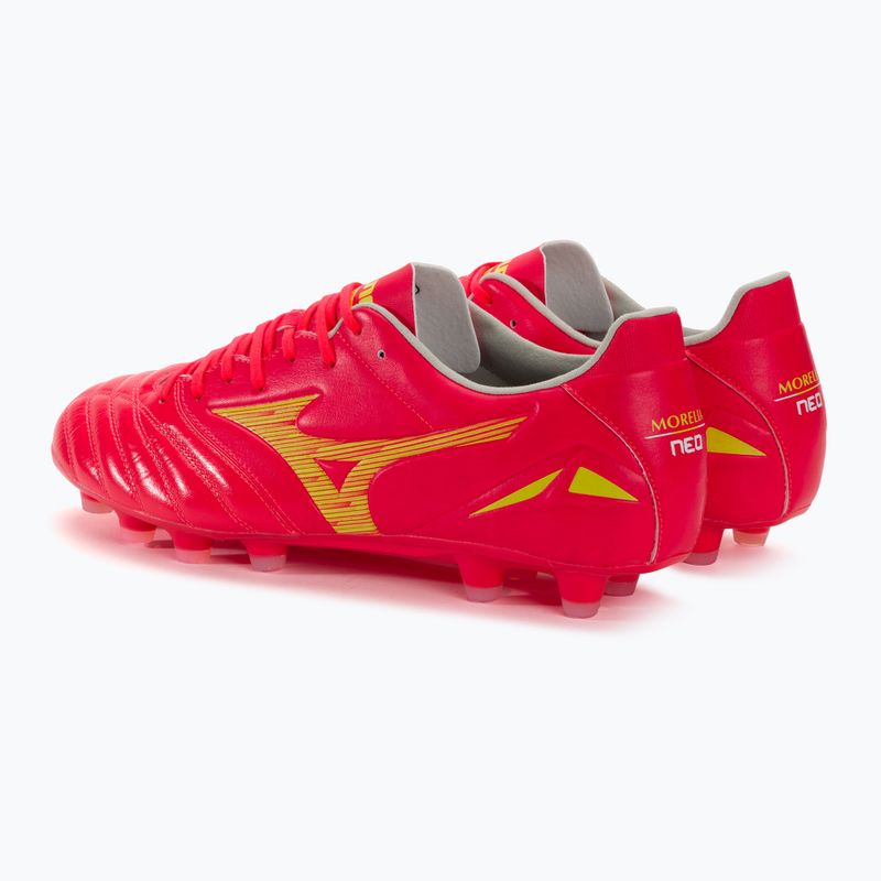 Buty piłkarskie Mizuno Morelia Neo IV Pro AG flery coral2/ bolt2/flery coral2 3