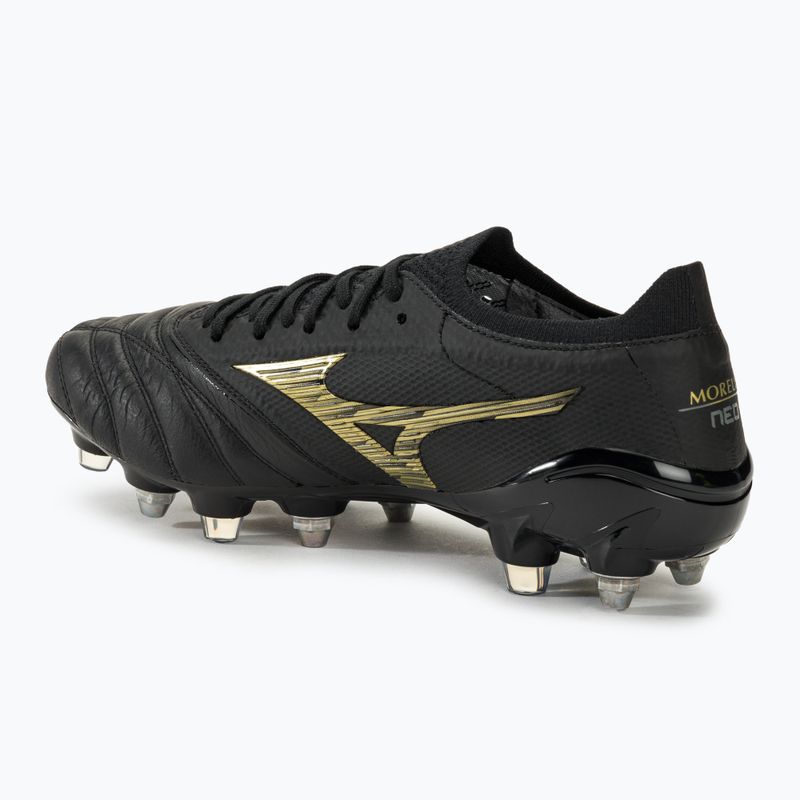 Buty piłkarskie Mizuno Morelia Neo IV Beta SG black/gold/black 3