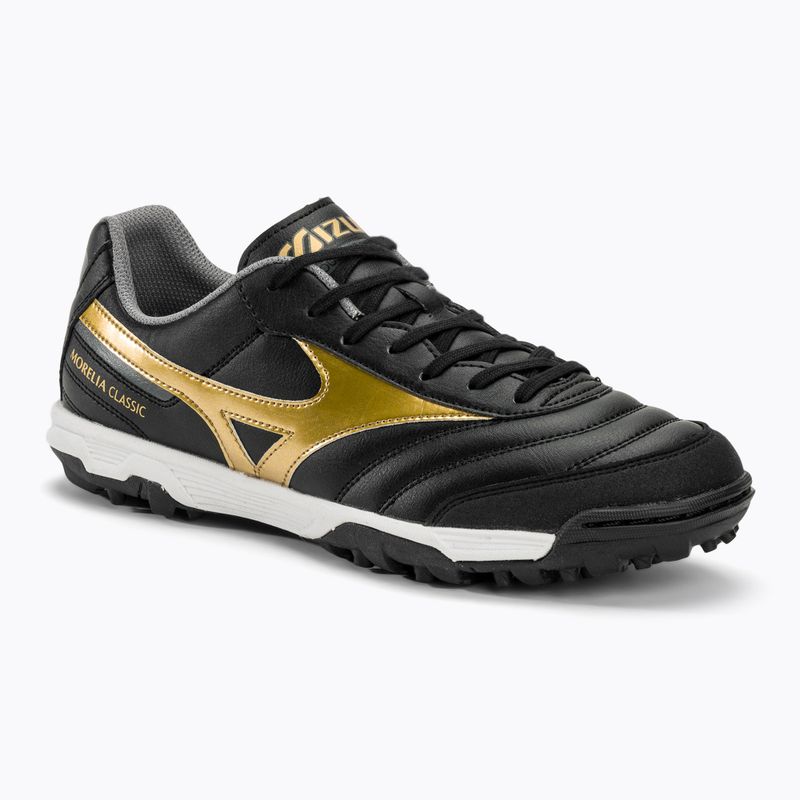 Buty piłkarskie męskie Mizuno Morelia Sala Classic TF black/gold/dark shadow