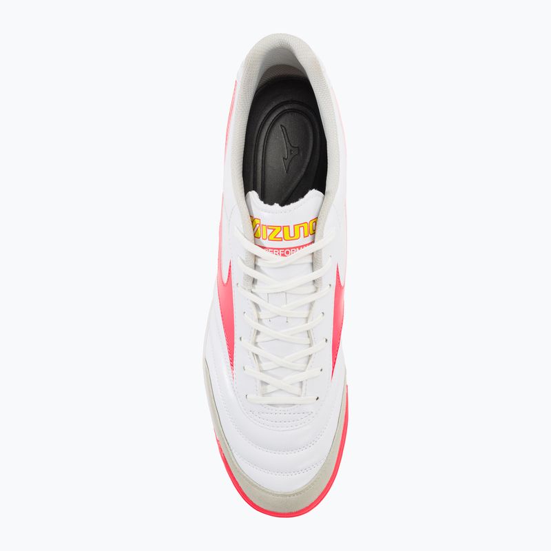 Buty piłkarskie męskie Mizuno Morelia Sala Classic TF white/flery coral2/bolt2 6