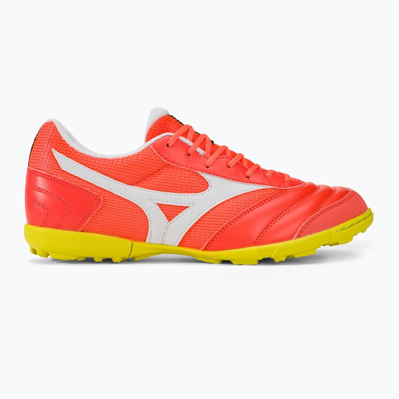 Buty piłkarskie męskie Mizuno Morelia Sala Club TF neon flame/white 2