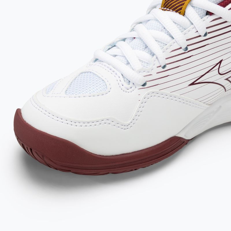 Buty do siatkówki damskie Mizuno Cyclone Speed 4 white/cabermet/mp gold 7