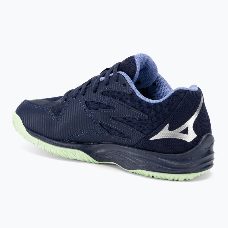 Buty do siatkówki dziecięce Mizuno Lightning Star Z7 Jr eblue/tech green/lolite 3